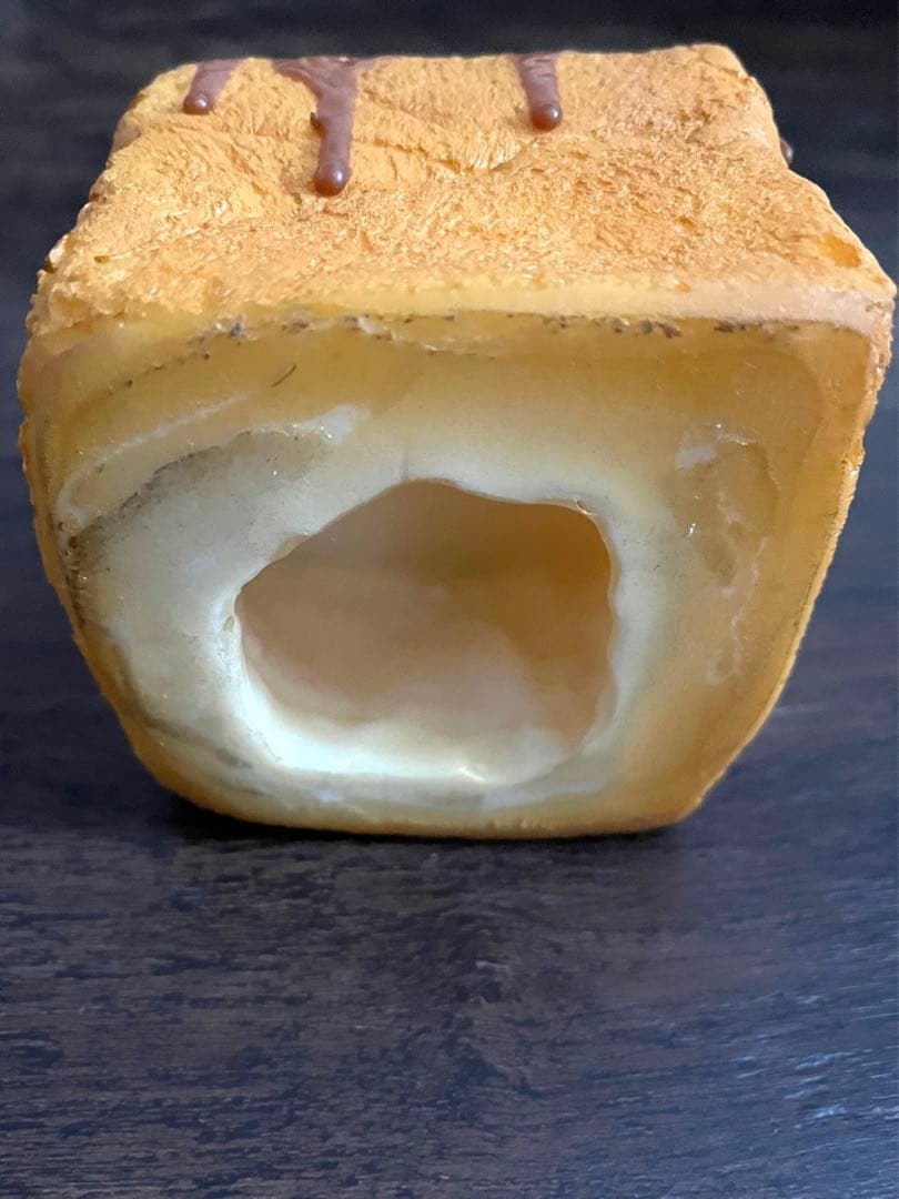 キャラメルハニートースト　食品サンプル　蝋サンプル　ケーキ　スイーツ　実物大