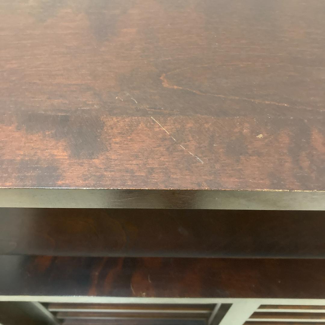 北海道民芸家具 茶棚 茶箪笥 飾り棚 　キャビネット　樺 無垢材　古民家