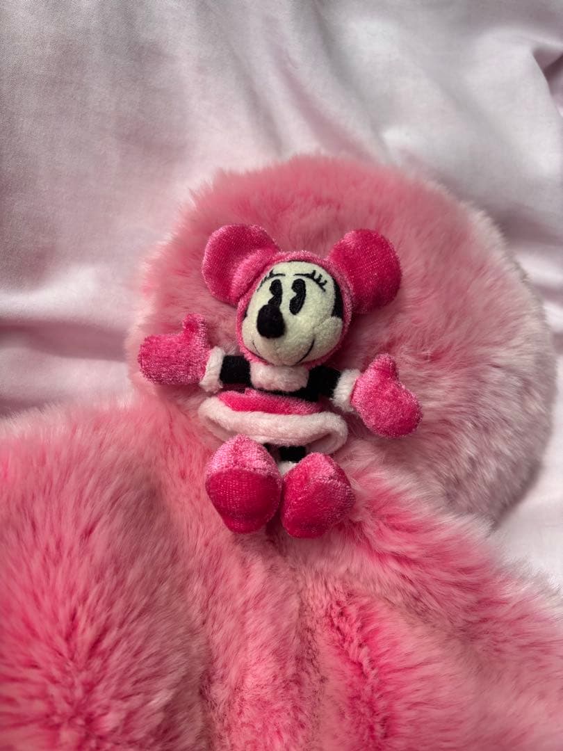 ミニー ファンキャップ 帽子 ミニーちゃん ピンク レア ビビットピンク