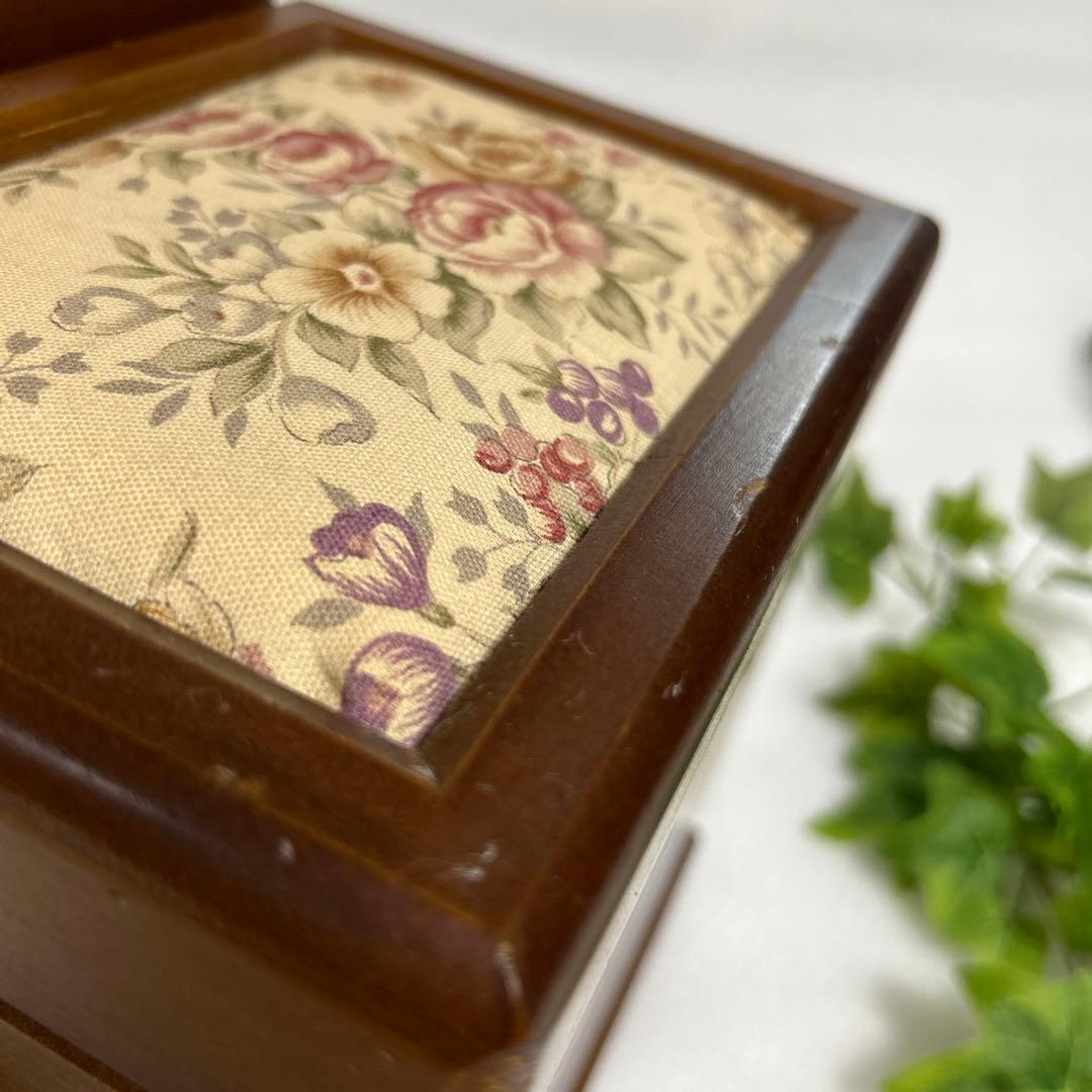 昭和レトロ 木製裁縫箱 針箱 手提ソーイングボックス アンティーク