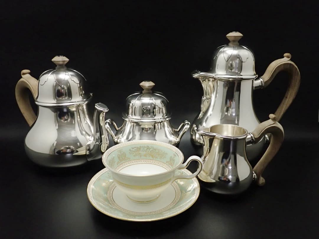 ピュイフォルカ シルバー950 ティーポット コーヒーポット アンティーク