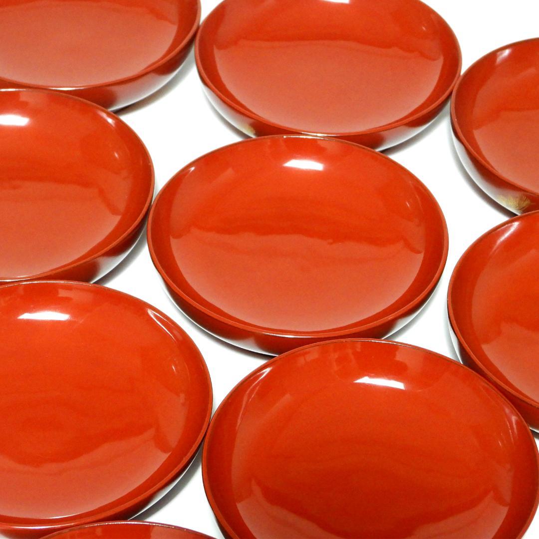 漆器　輪島塗　金蒔絵　木製　蓋付椀　お煮物椀　吸物椀　10客