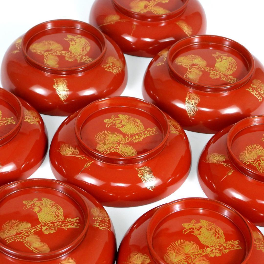 漆器　輪島塗　金蒔絵　木製　蓋付椀　お煮物椀　吸物椀　10客