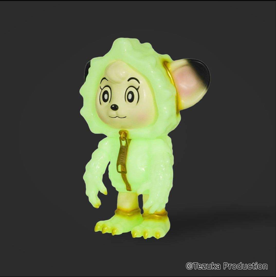 セヴシグ　ジャングル大帝レオフィギュア　SEVESKIG ソフビ　蓄光