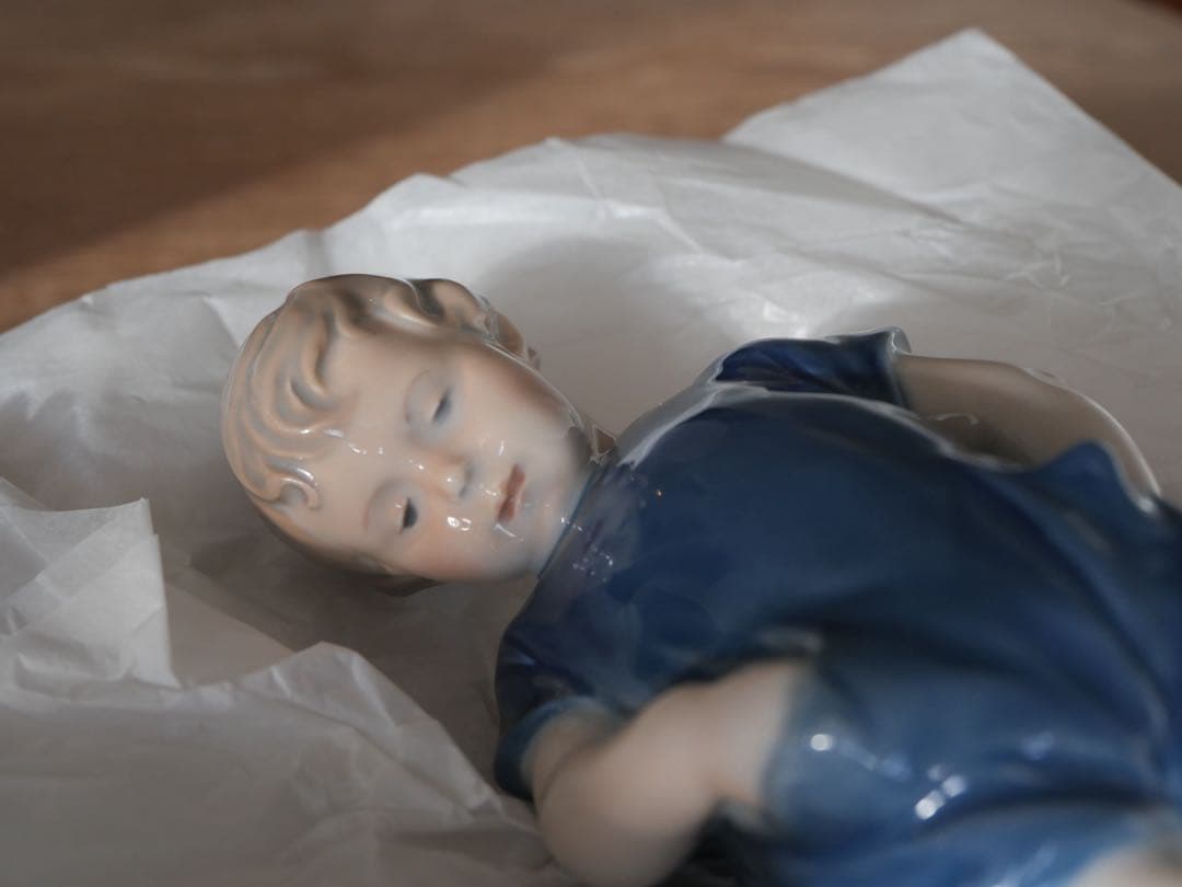 ロイヤルコペンハーゲン テディベア 男の子 フィギュリン - メルカリ