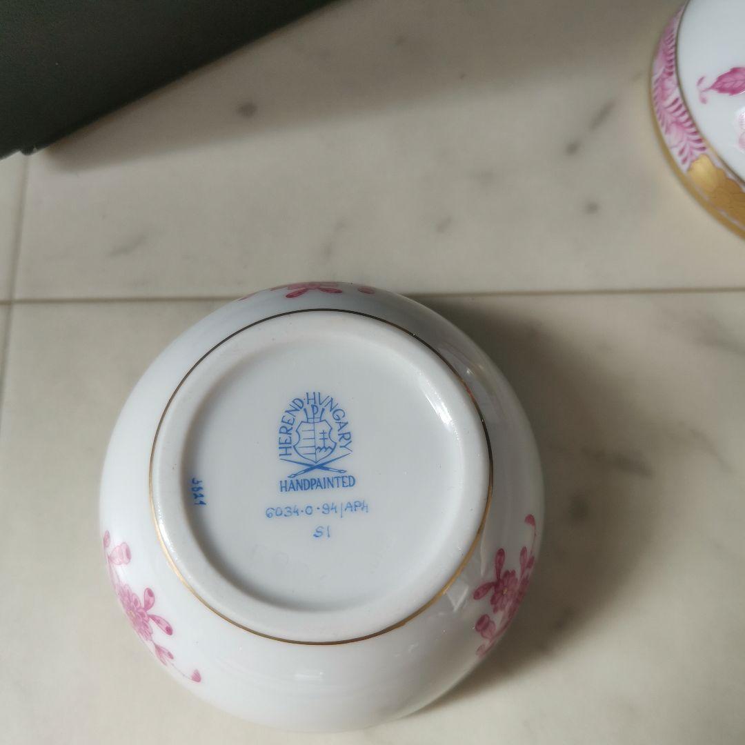 ☆希少☆銀座和光 ヘレンド ひな小筺 ボンボニエール