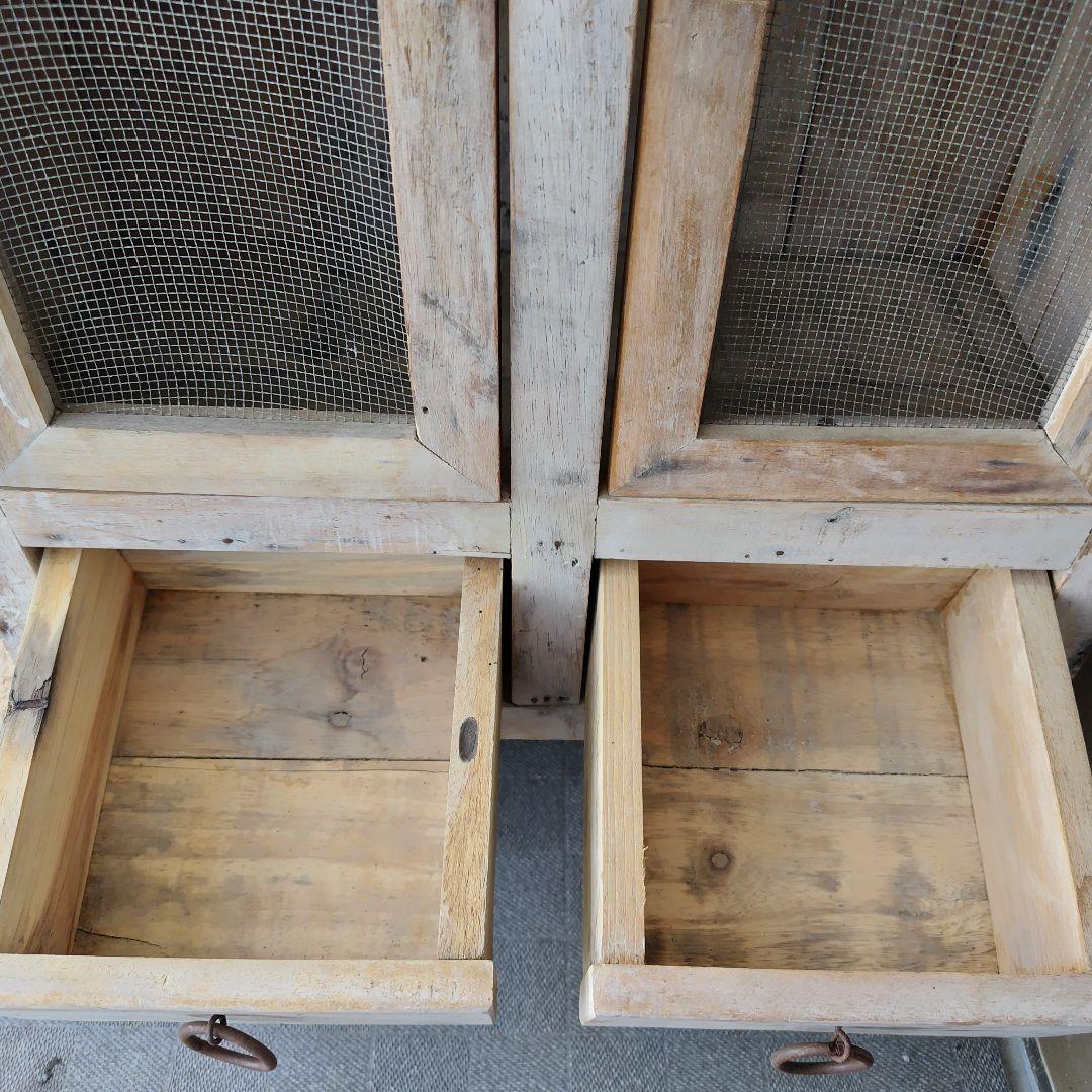 キャトルセゾン】ウッドキャビネット 木製 飾り棚 - メルカリ