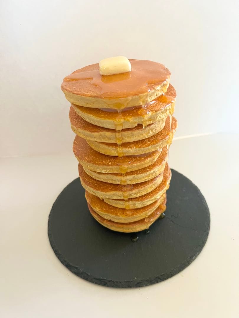 食用サンプル　メガ盛り10段パンケーキ　ホットケーキ　デカ盛り