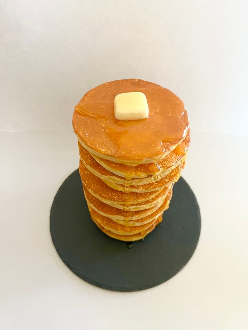 食用サンプル　メガ盛り10段パンケーキ　ホットケーキ　デカ盛り