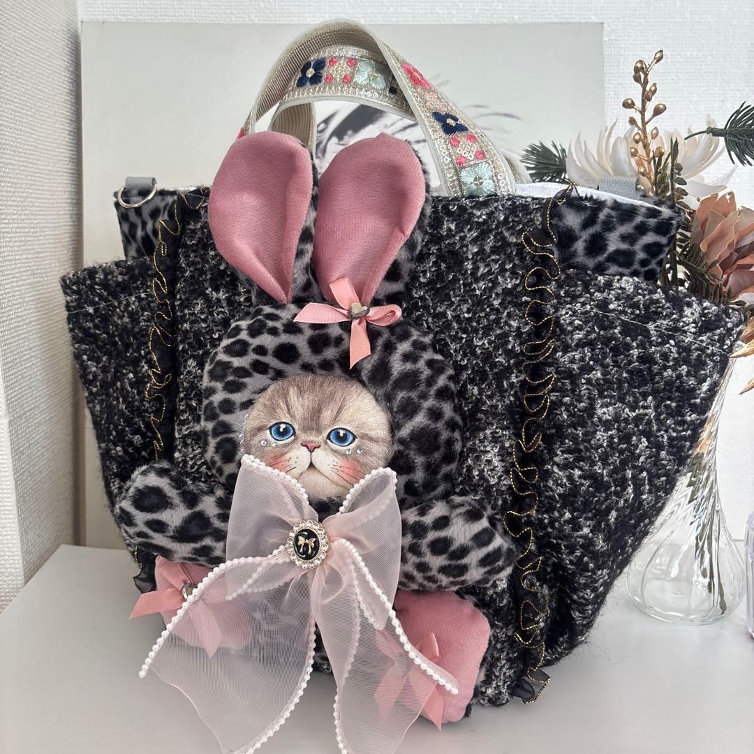 コヤンイサムチョン　バック　ルミちゃん　ハンドメイド　インド刺繍