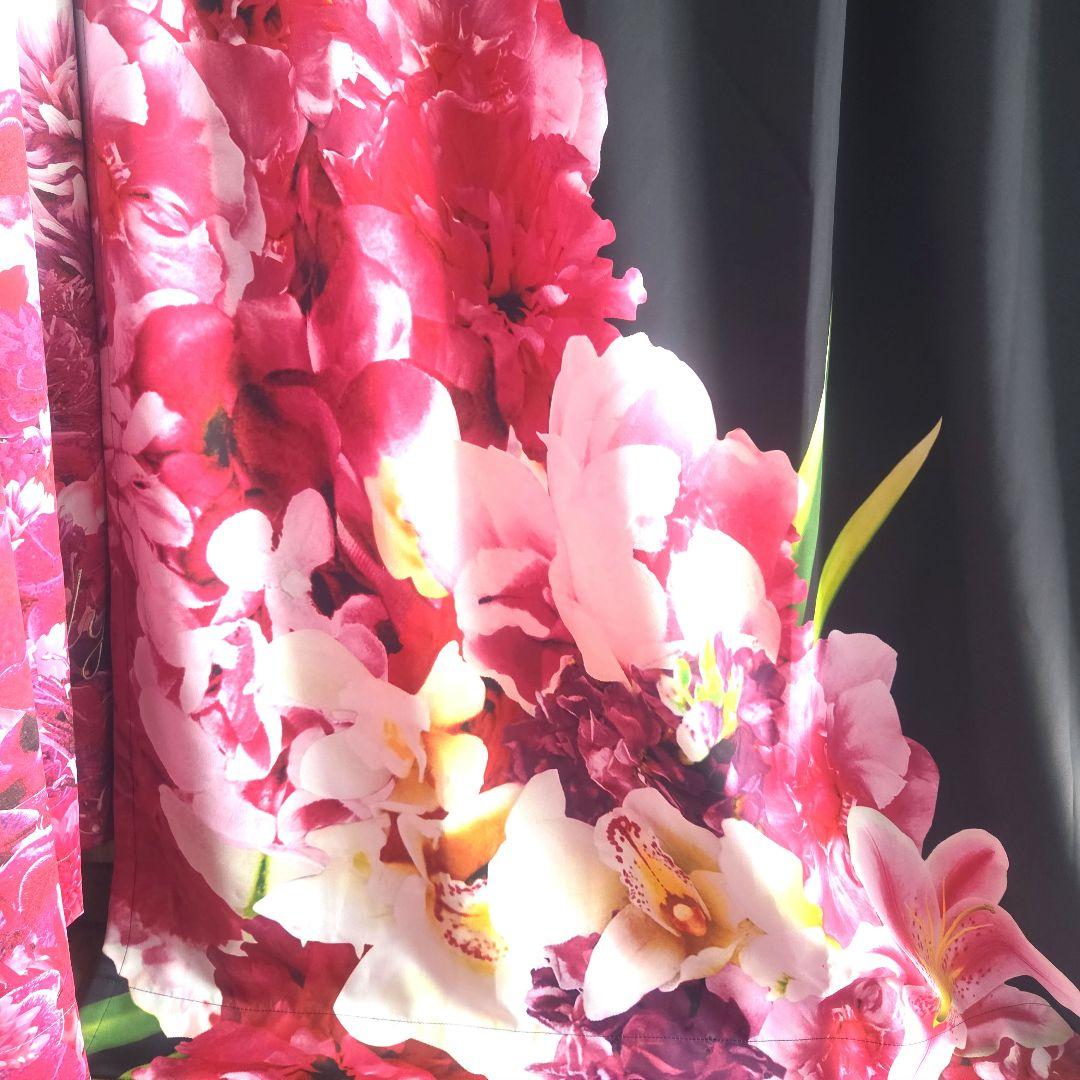 Rady 花柄カーテン200(2枚組)