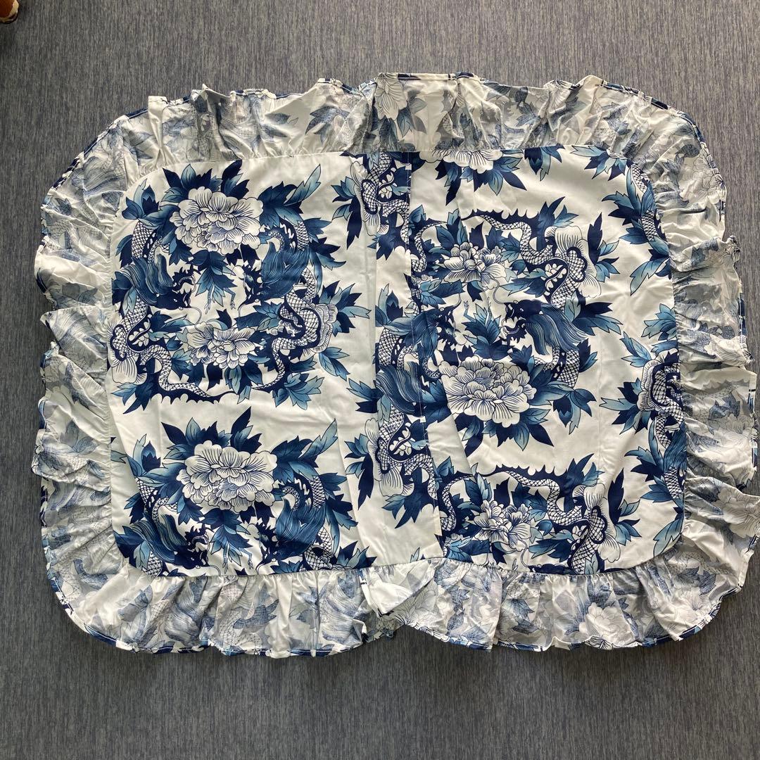 【未使用品】Ralph Lauren 花柄フリル枕カバー２枚セット