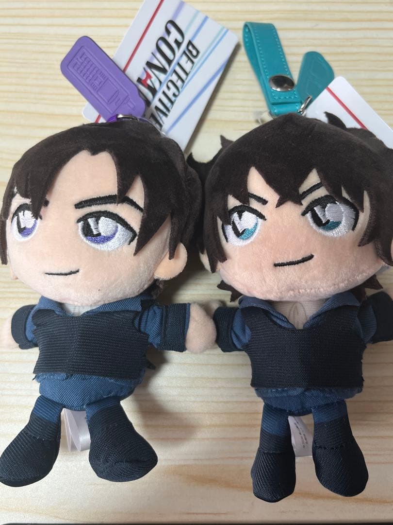 名探偵コナン ユニバUSJぬいぐるみキーチェーン 萩原研二 松田陣平