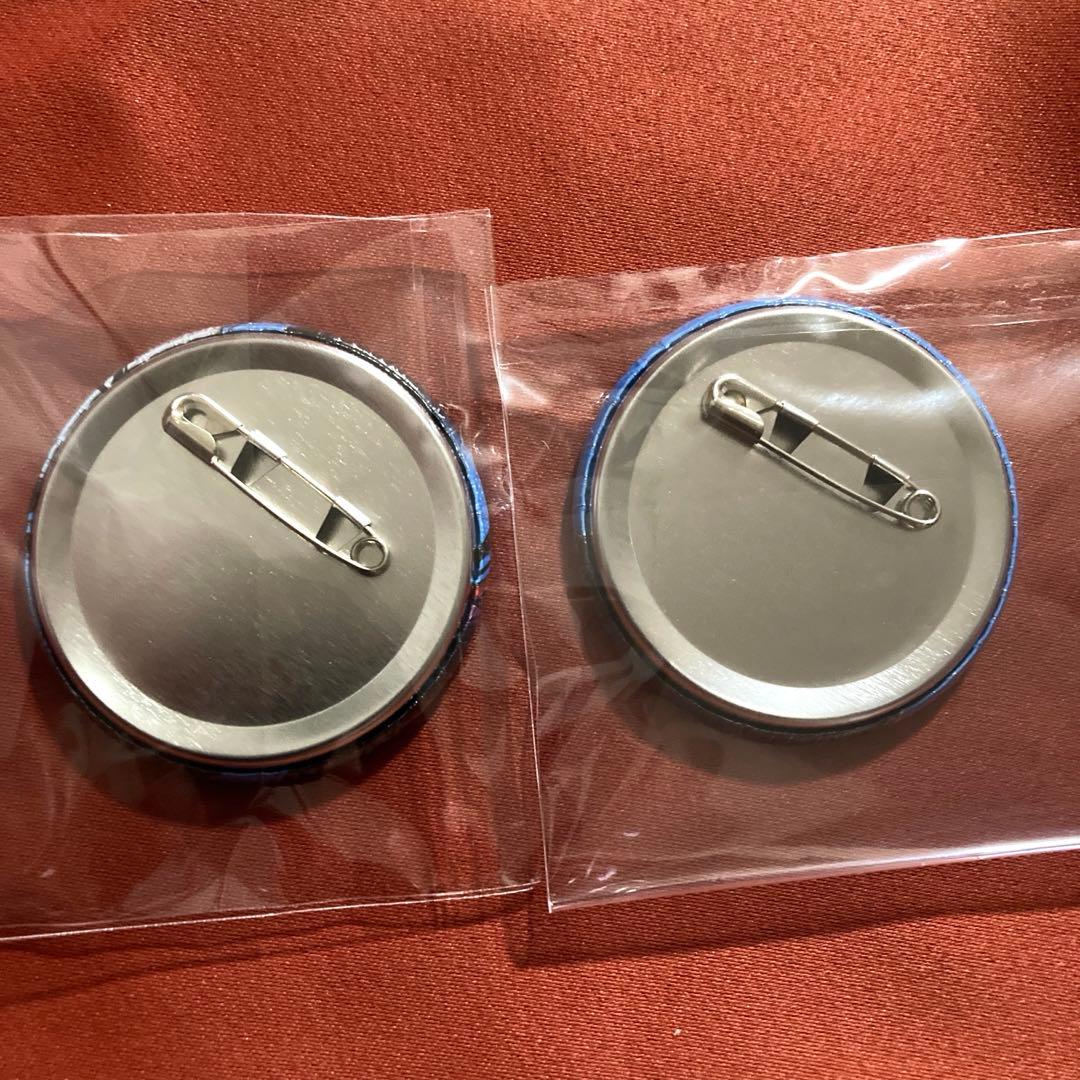 最終防衛学園 ハンドレッドライン 蒼月衛人 公式 缶バッジ 2点セット