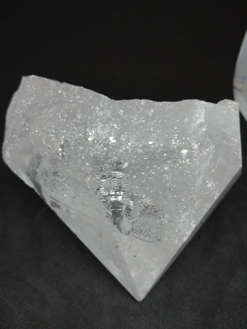 天然石■水晶■原石■ロッククリスタルクォーツ■カチ割■ラフ■専用台座付き