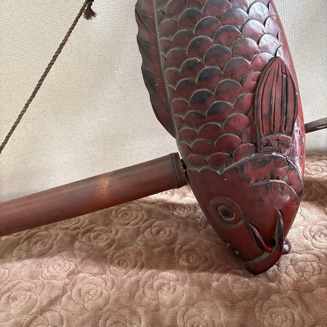 木製魚の装飾品 インテリア