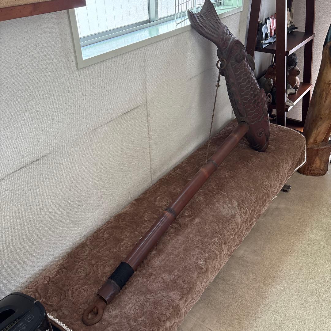 木製魚の装飾品 インテリア