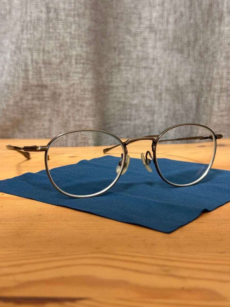 大豆田とわ子 岡田将生着用 999.9 S-145T アンティークゴールド 眼鏡