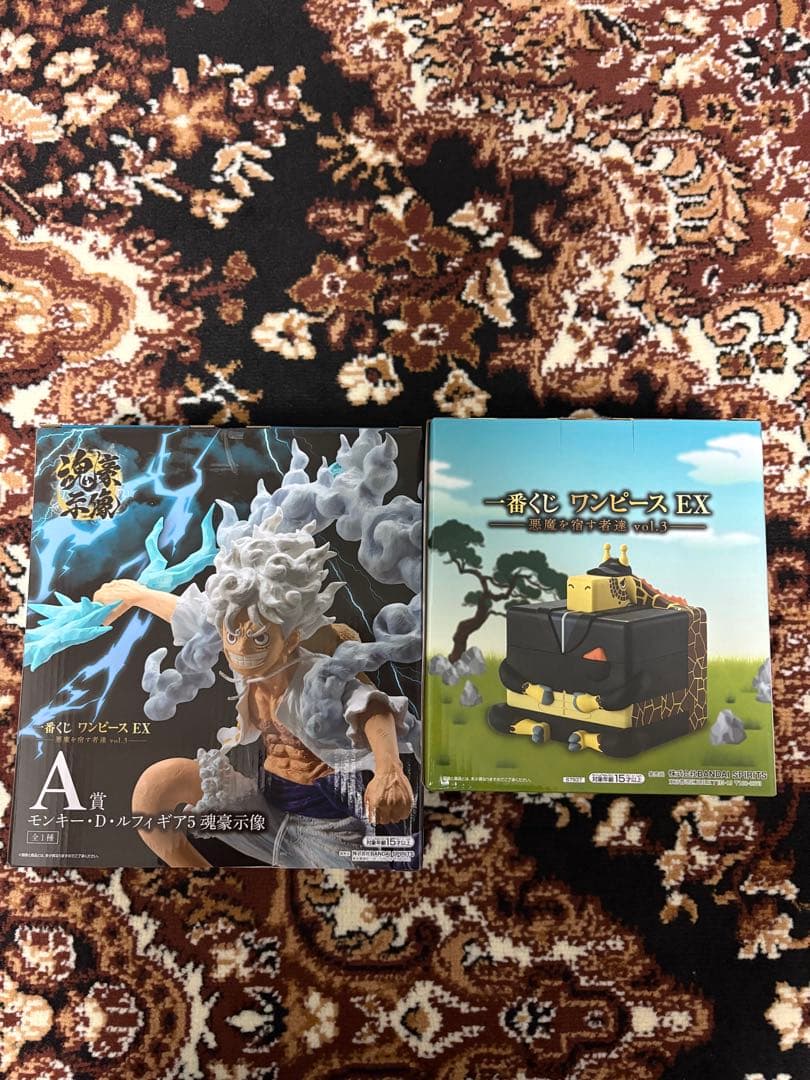 一番くじ ワンピースEX 悪魔を宿す者達vol.3 2点セット売り　ルフィ　カク