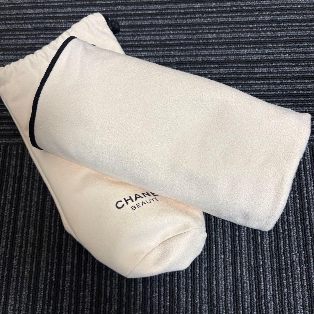 CHANELシャネル ノベルティ ブランケット フリース クリーム色♡極美品♡