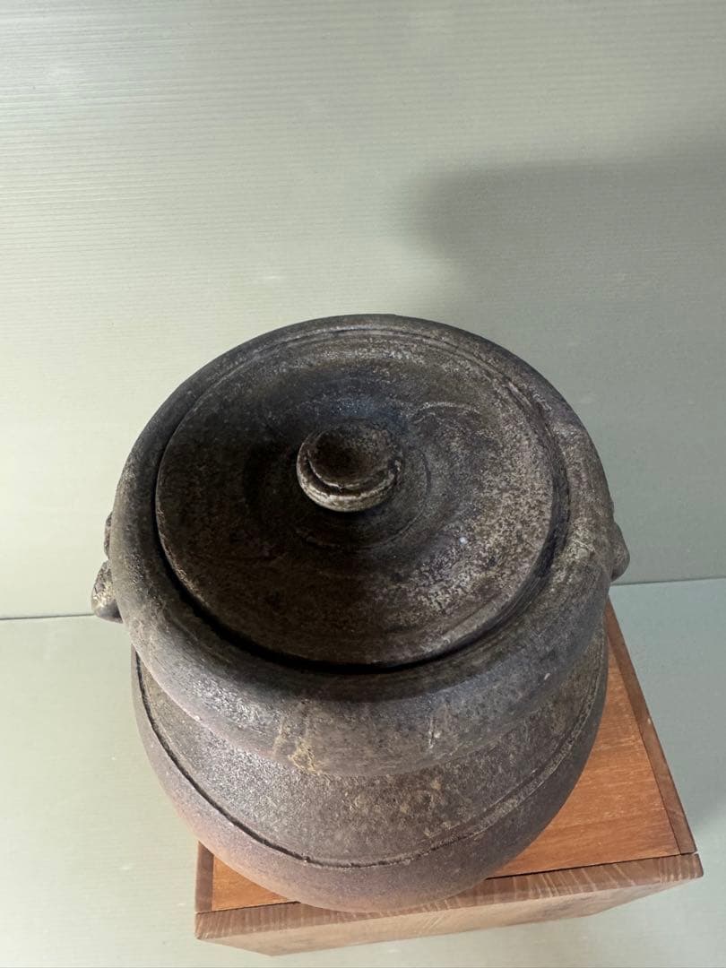 2471 備前焼 夢二窯 正造 耳付重餅水指 未使用 - メルカリ