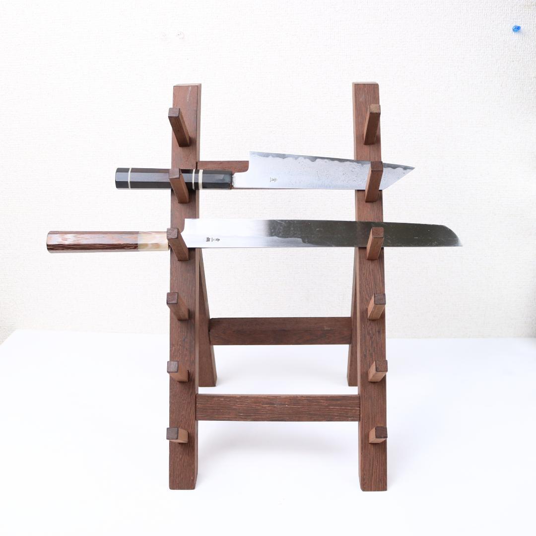 包丁掛け 6本 ウォルナッド