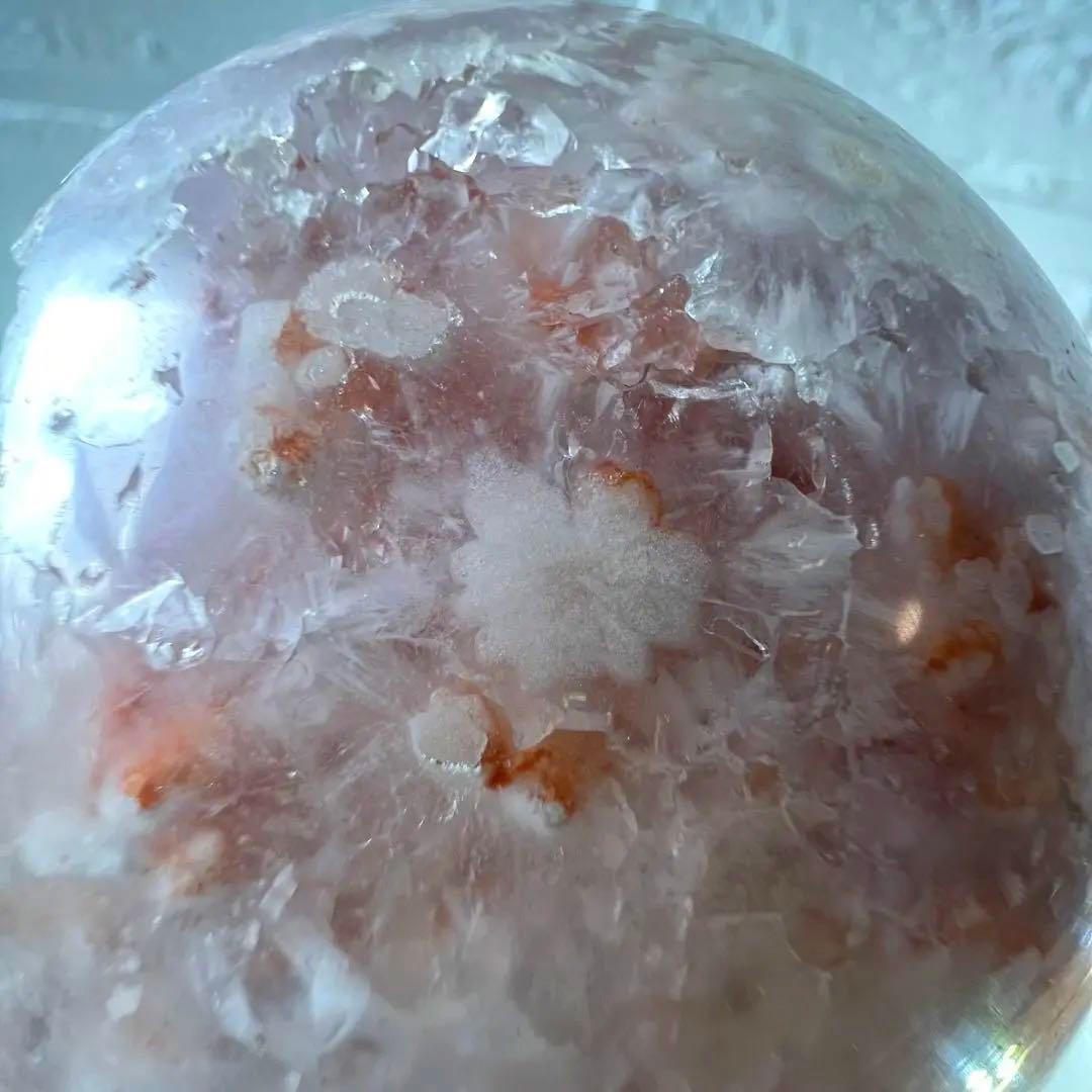 ⑪ピンクアメジスト花瑪瑙⭐️ピンクアメジスト桜瑪瑙⭐️フラワーアゲート⭐️スフィア⭐️