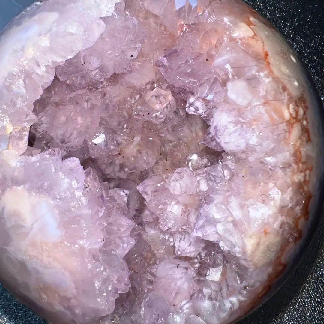 ⑪ピンクアメジスト花瑪瑙⭐️ピンクアメジスト桜瑪瑙⭐️フラワーアゲート⭐️スフィア⭐️