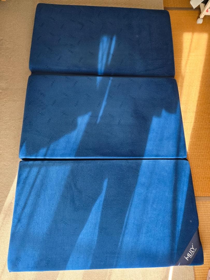 エムリリー 優反発 マットレス セミダブル 3つ折り 高反発 厚さ8cm