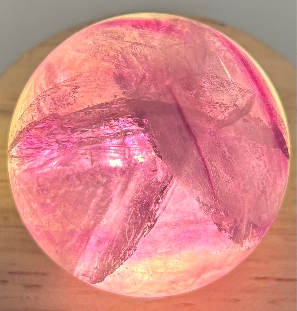 【天然石】スフィア　ファントム　フローライト⑤