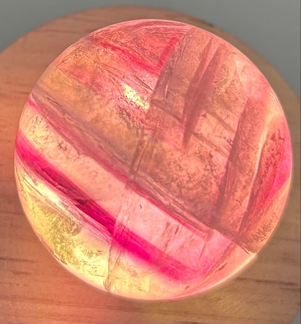 【天然石】スフィア　ファントム　フローライト⑤