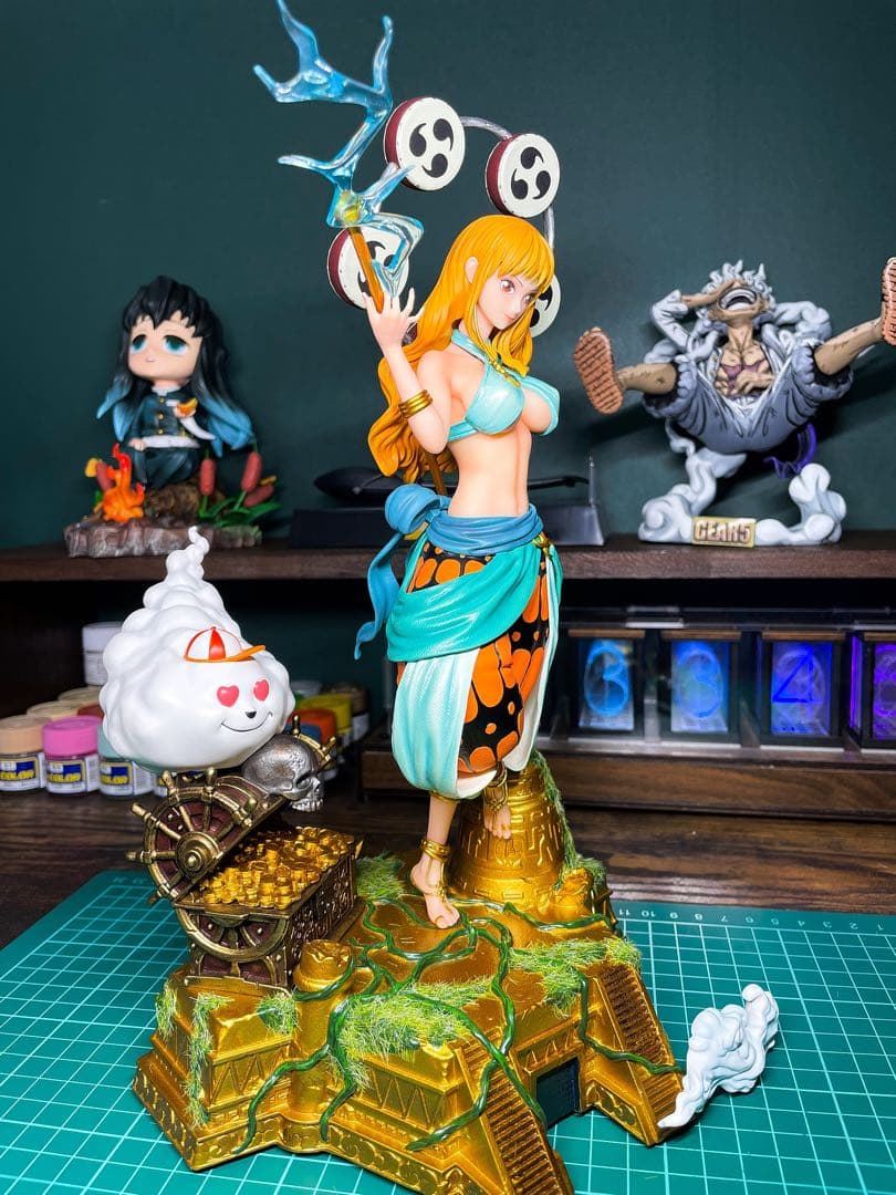 ONE PIECE エネルコス ナミ フィギュア ガレージキット