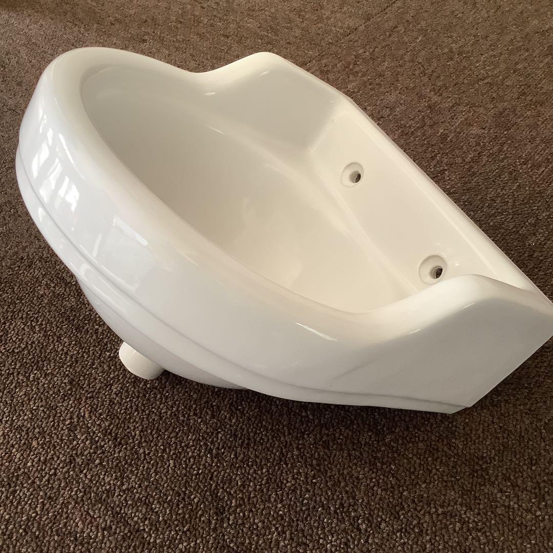 当時もの　昭和のトイレ　洗面　手洗いボウル　丸仲陶器