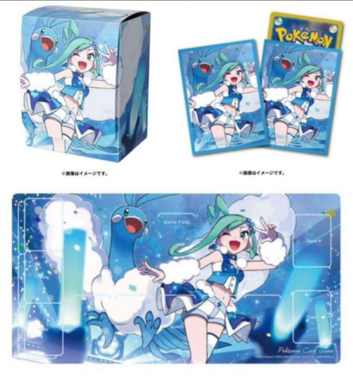 チルタリス ルチア Ver.2 プレイマット デッキシールド デッキケース