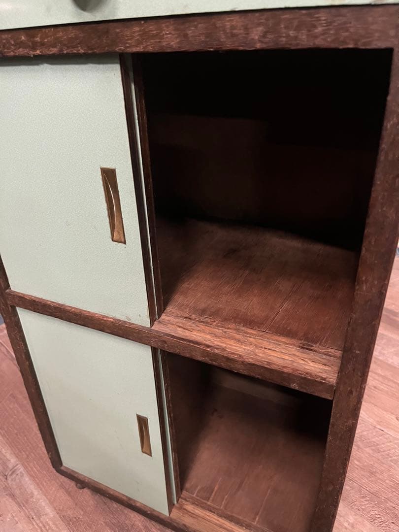 収納 棚 昭和レトロ 当時物 インテリア 難あり ビンテージ