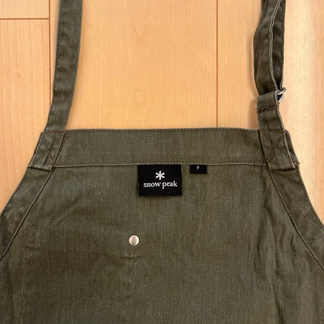 PEAK スノーピーク エプロン グリーン