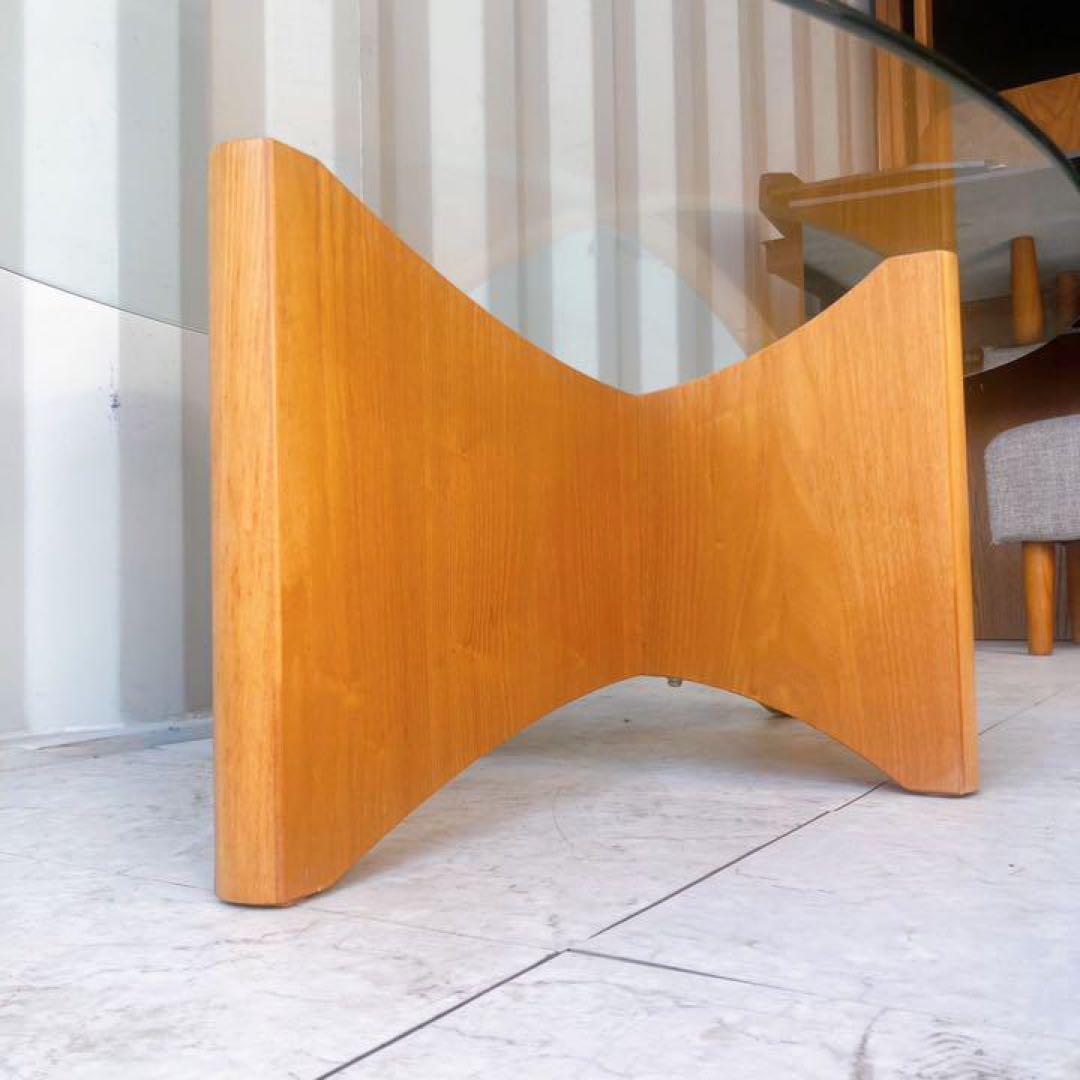 取付無料！イサムノグチ風おしゃれアンティーク ガラストップコーヒーテーブル✨