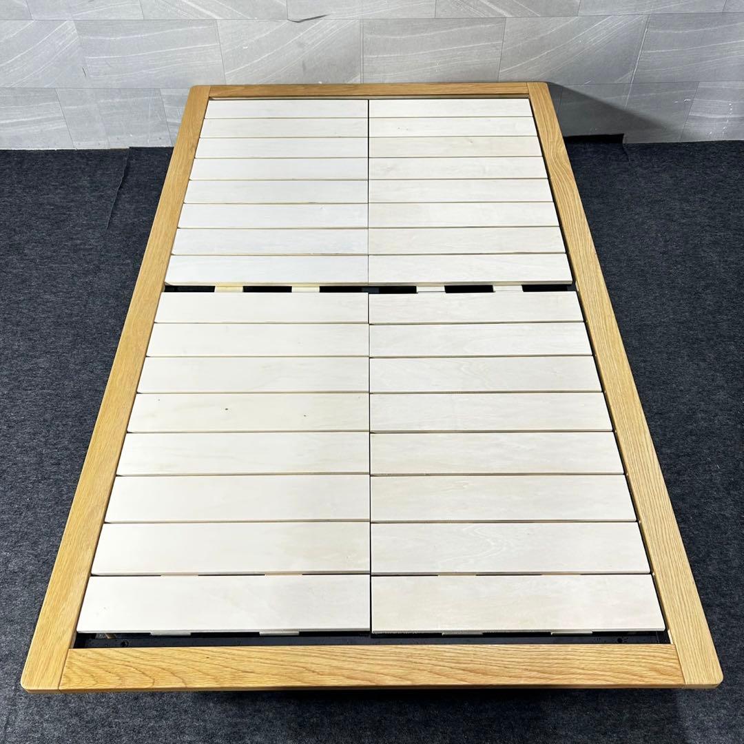 MUJI 無印良品 ベッドフレーム セミダブル 天然木 シンプル d4989
