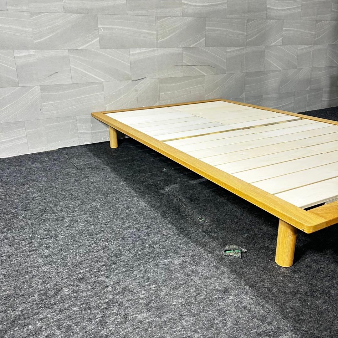 MUJI 無印良品 ベッドフレーム セミダブル 天然木 シンプル d4989