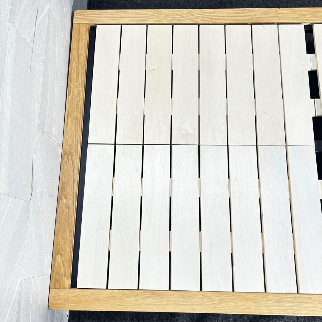 MUJI 無印良品 ベッドフレーム セミダブル 天然木 シンプル d4989