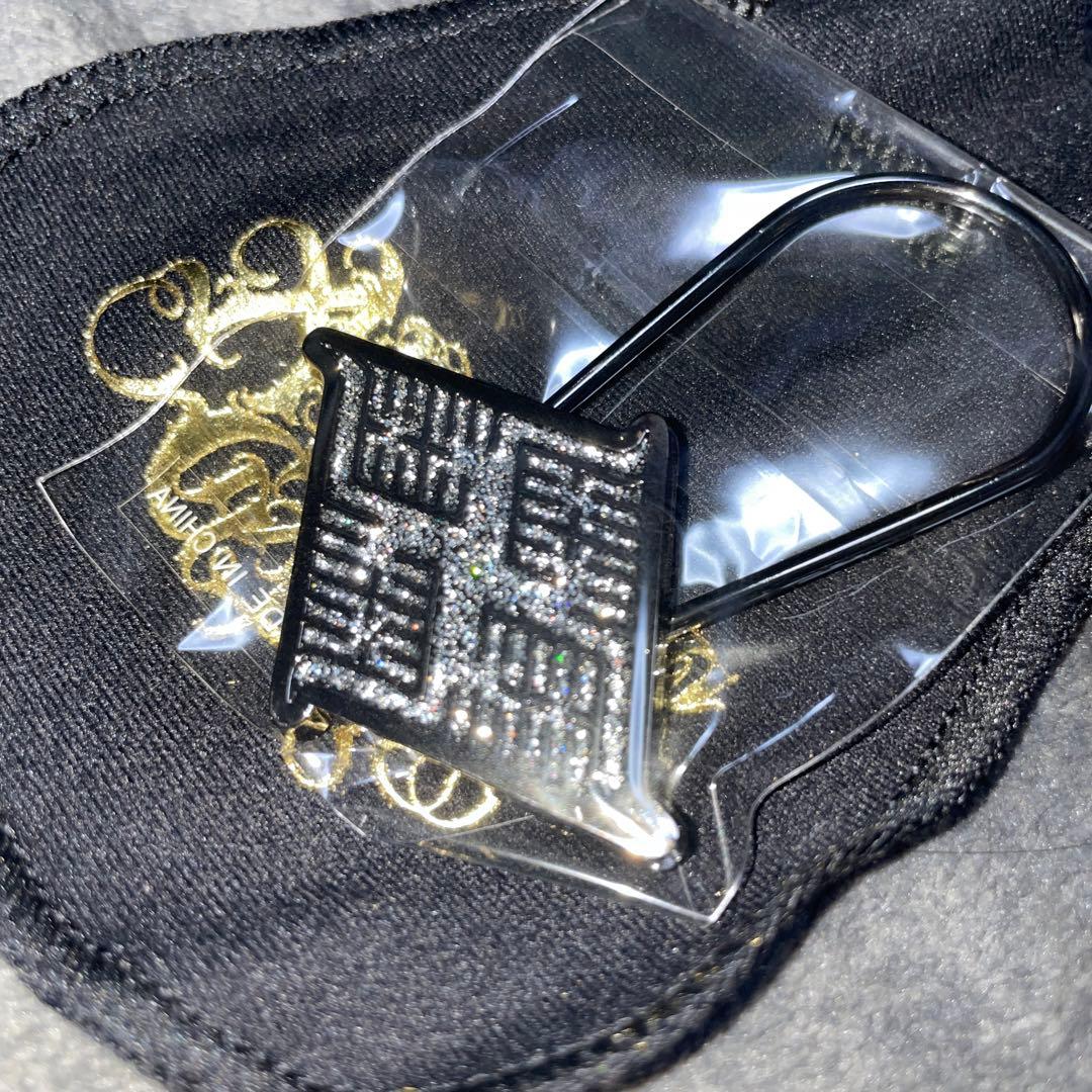 麻 LOGO KEY HOLDER GLITTER 舐達麻 BUDSPOOL