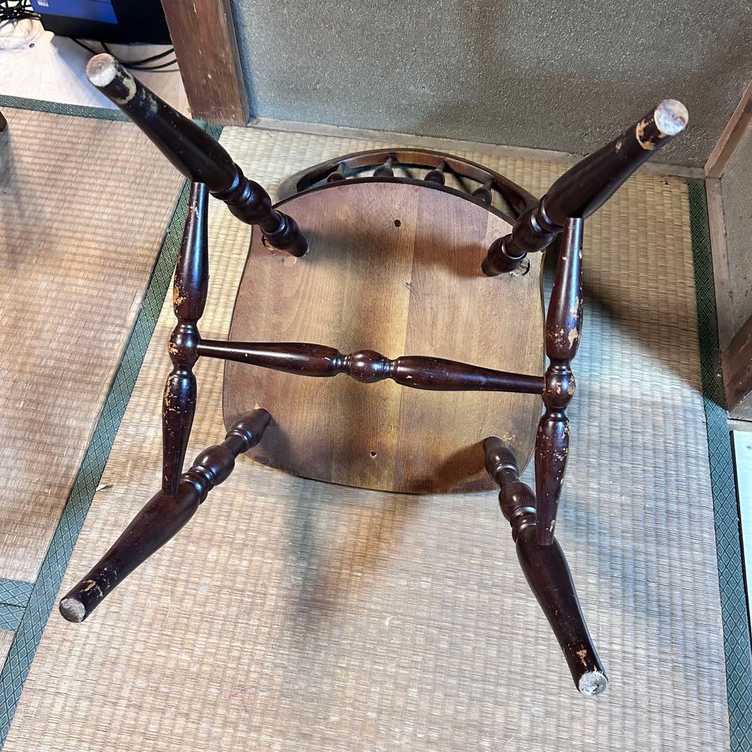 アンティーク調 ウィンザーチェア 木製 ダイニングチェア