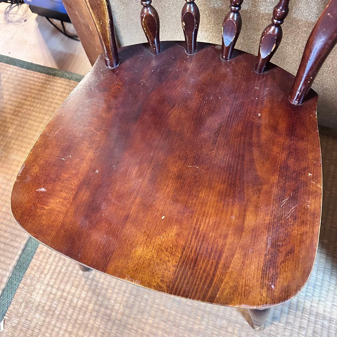 アンティーク調 ウィンザーチェア 木製 ダイニングチェア