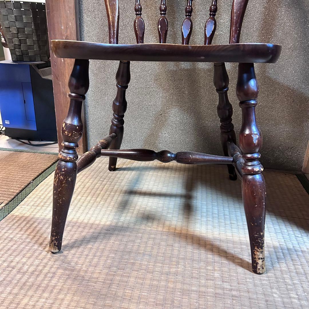 アンティーク調 ウィンザーチェア 木製 ダイニングチェア