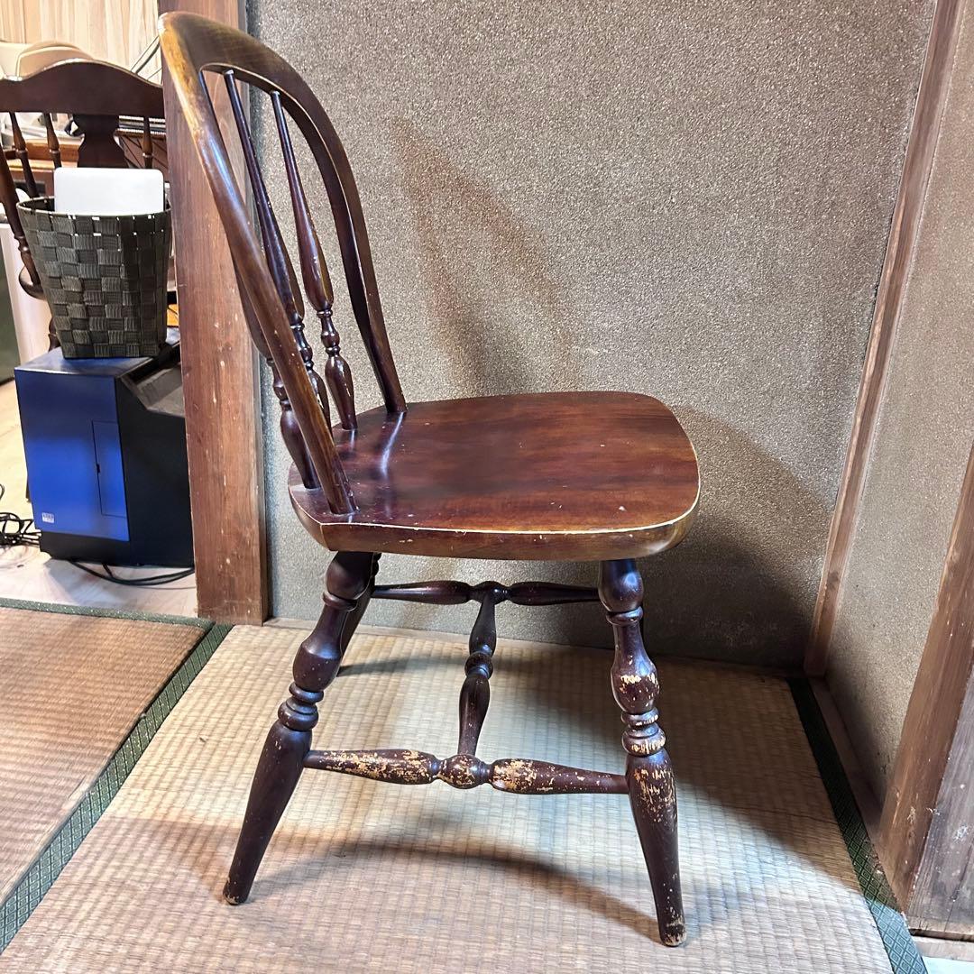 アンティーク調 ウィンザーチェア 木製 ダイニングチェア