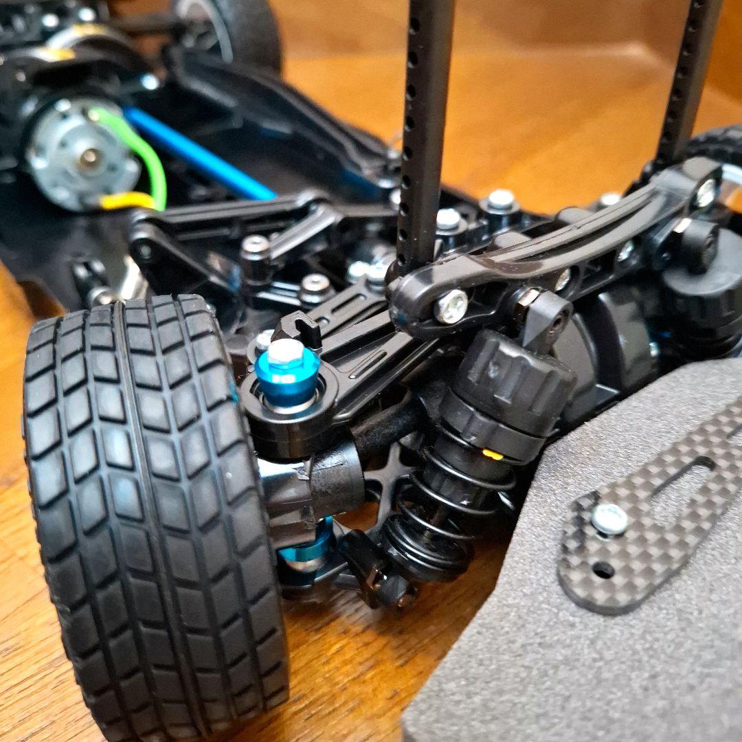タミヤ T T 0 2 シャーシ　 組み立て完成品