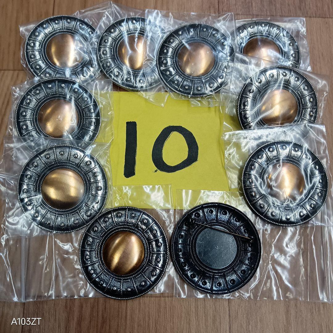 未使用品 七宝焼 材料 ブローチ 220個 まとめて 約 3.1kg