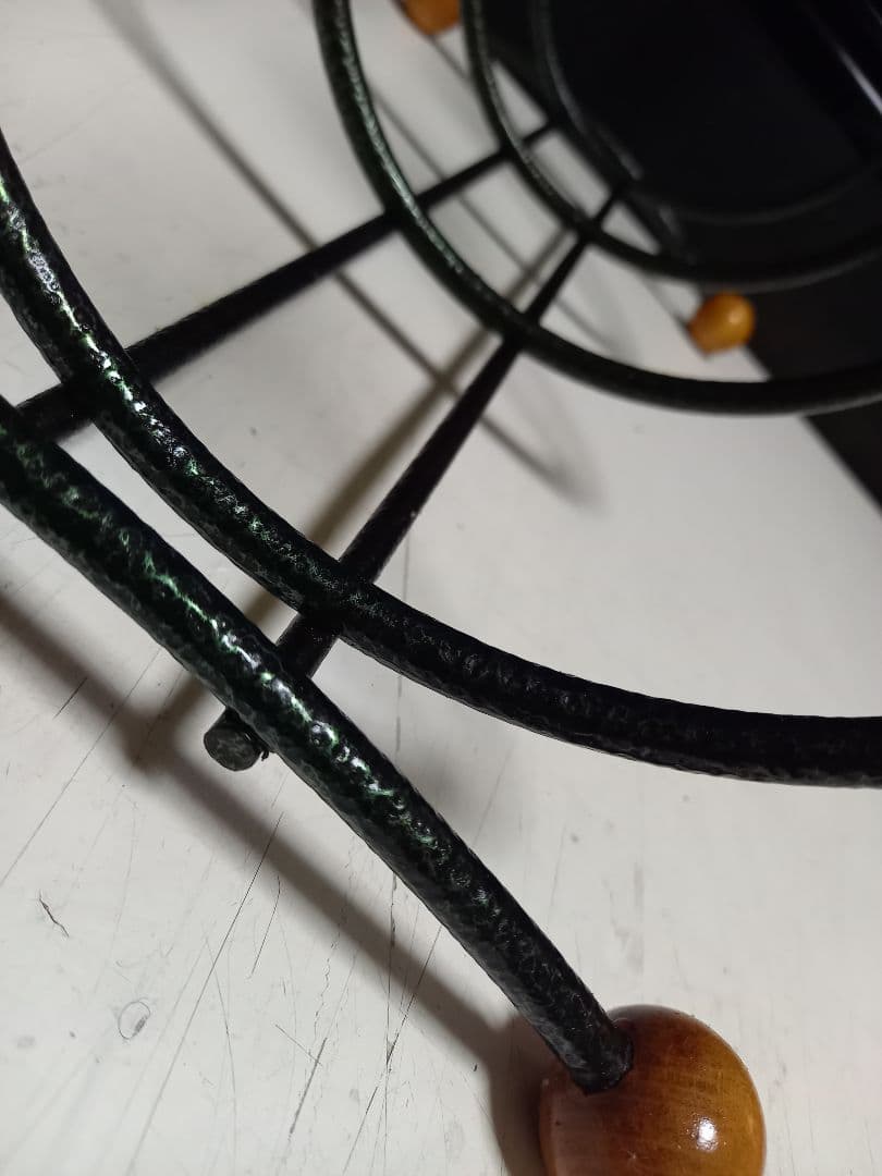 1970's　北欧　ミッドセンチュリー　モダン　ウッドボール　マガジンラック