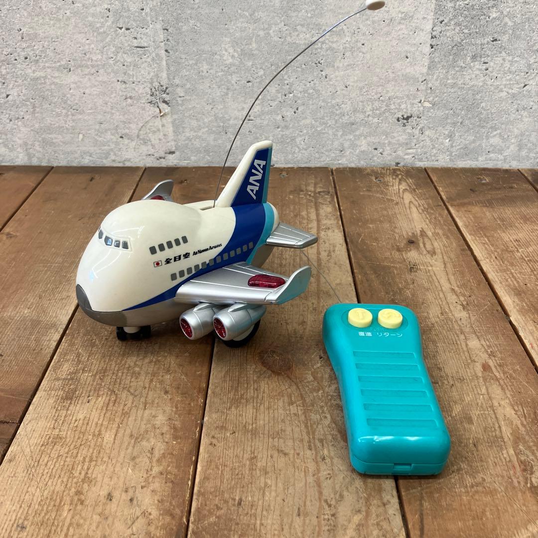 ジャンク品 全日空 ANA ジャンボ ジェット ラジコン 飛行機 おもちゃ