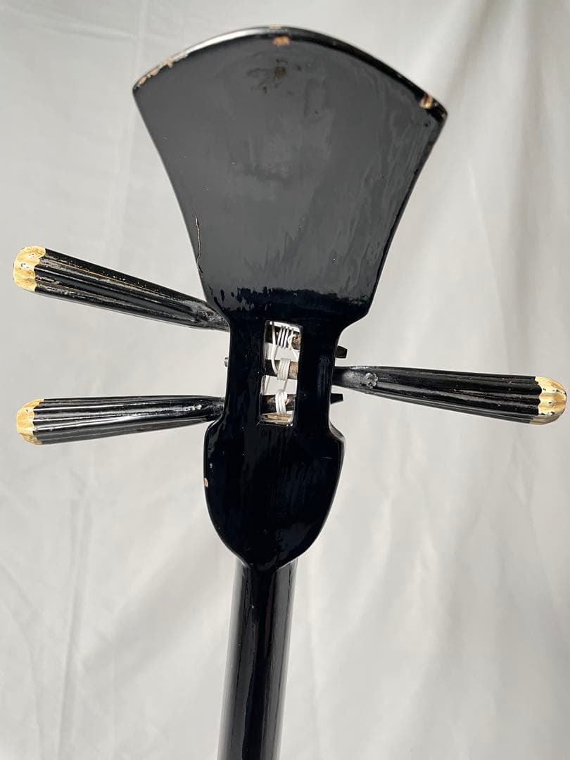 沖縄三線 蛇皮 強化張り・二重張り